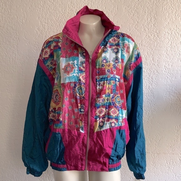 Nwt MISTY VALLEY VTG  90s sport light jacket MED - Picture 3 of 10